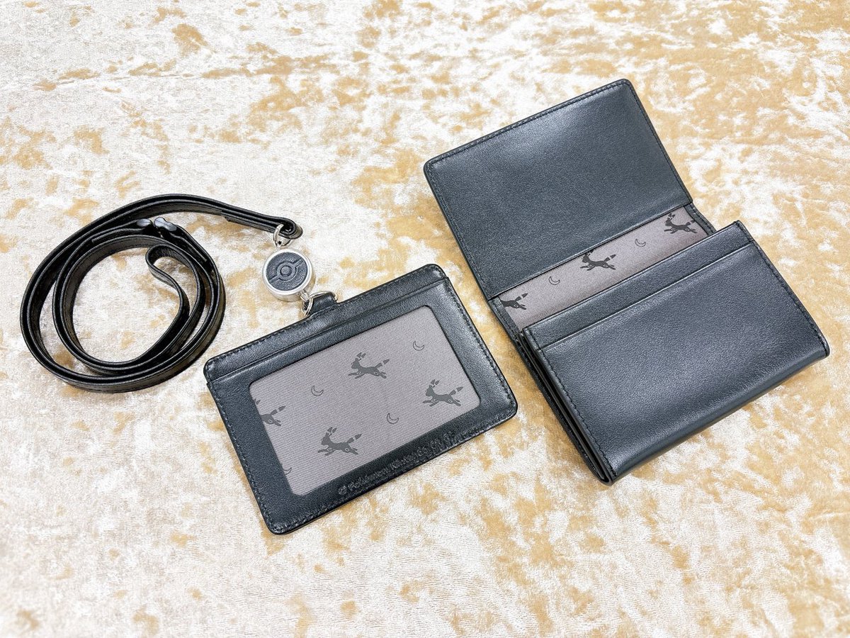 【新品】ブラッキー マルチフラットケース ポケモン 本革マルチフラットケース ブラッキー ｜【公式】ポケモンセンター