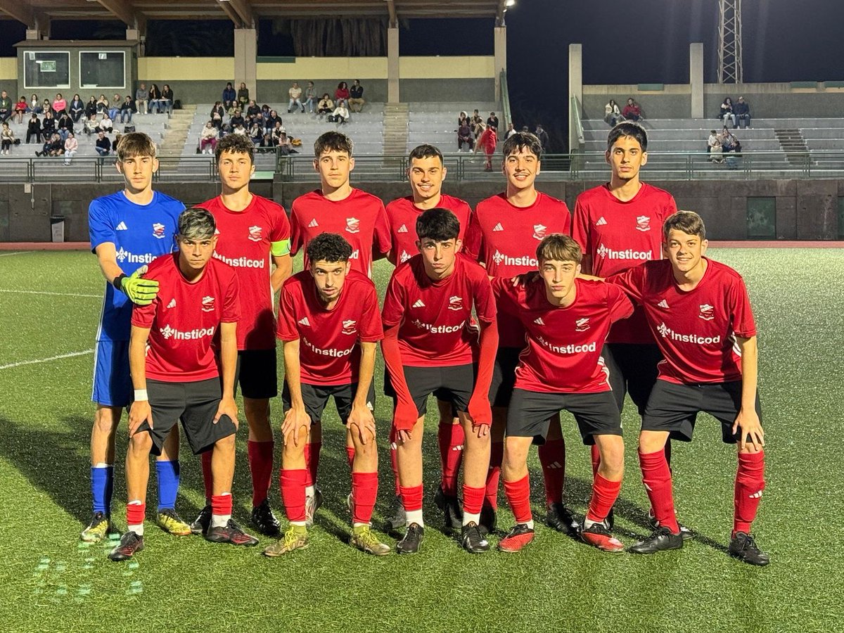 udguia's tweet photo. 📸 Reparto de puntos para nuestro Juvenil tras el empate frente al CD Goleta. Partido igualado en el que tuvimos nuestras opciones.
¡Seguimos sumando y mejorando! 💪❤️🖤
#volveralacima #guiaesdeporte #udguia https://t.co/iAAaNGj2c0