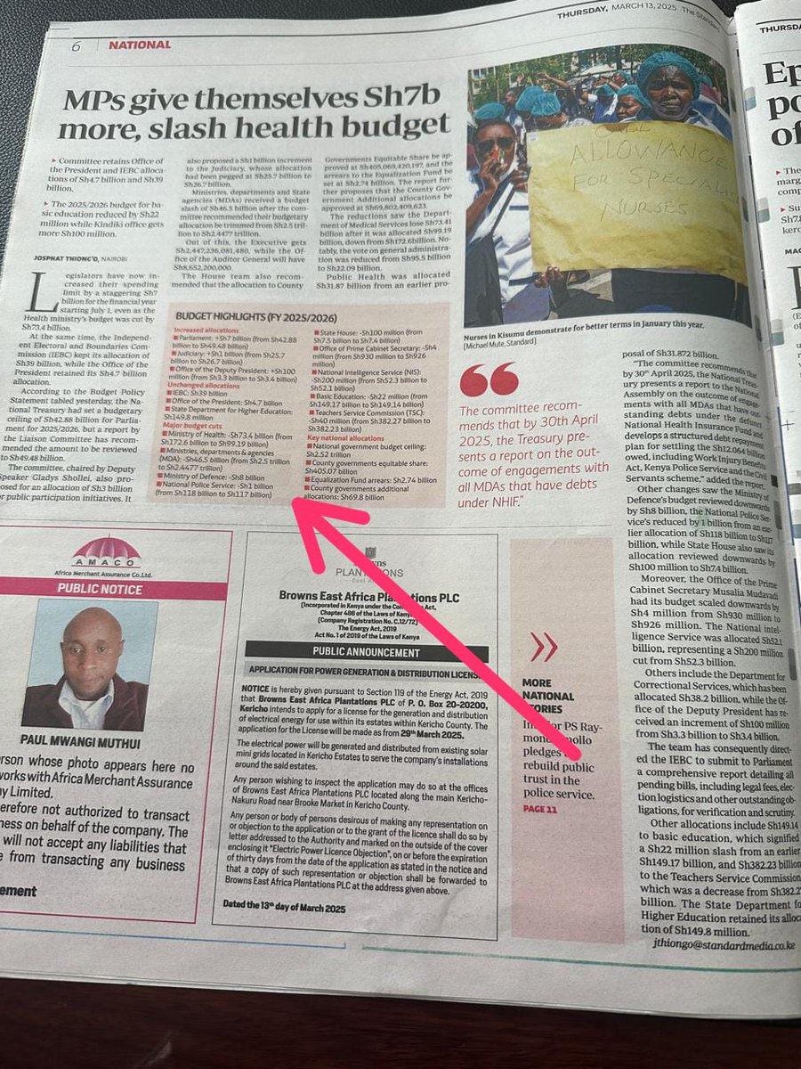MPs have slashed 7 B and added 1.6 B to their entertainment and travel fees yet interns have not yet been posted,

I don't understand what's happening in this country!

Tomorrow, <a href="/MOH_Kenya/">Ministry of Health</a> will give out answers to all these.

#PostMedicalInterns
#ImplementCBA2017
#OccupyMoH
