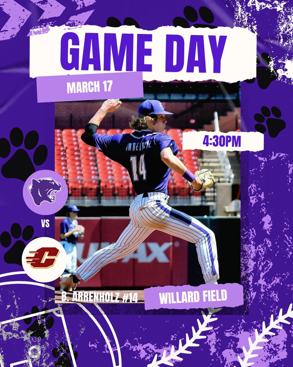OPENING DAY 2025!

🆚Clinton 
📍Delavan, Il
🏟️Willard Field
🕟4:30pm
💨60°
⚾️Sr. Braden Arrenholz

🐾⚾️