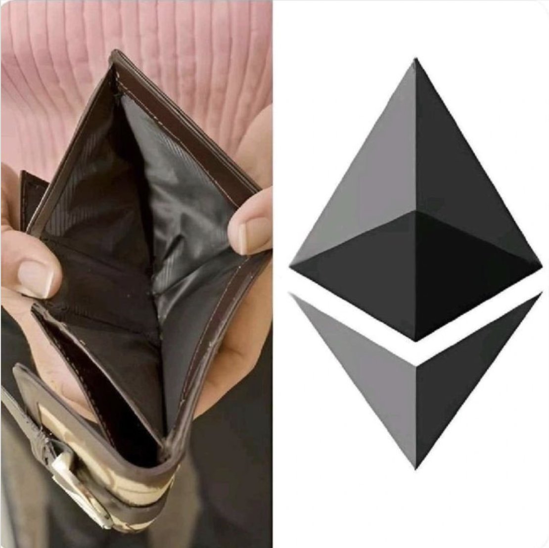 CryptoGarv's tweet image. Want some Meme's ? 

If you bought $10k in ETH 5 years ago, you'd have $10k today 👌