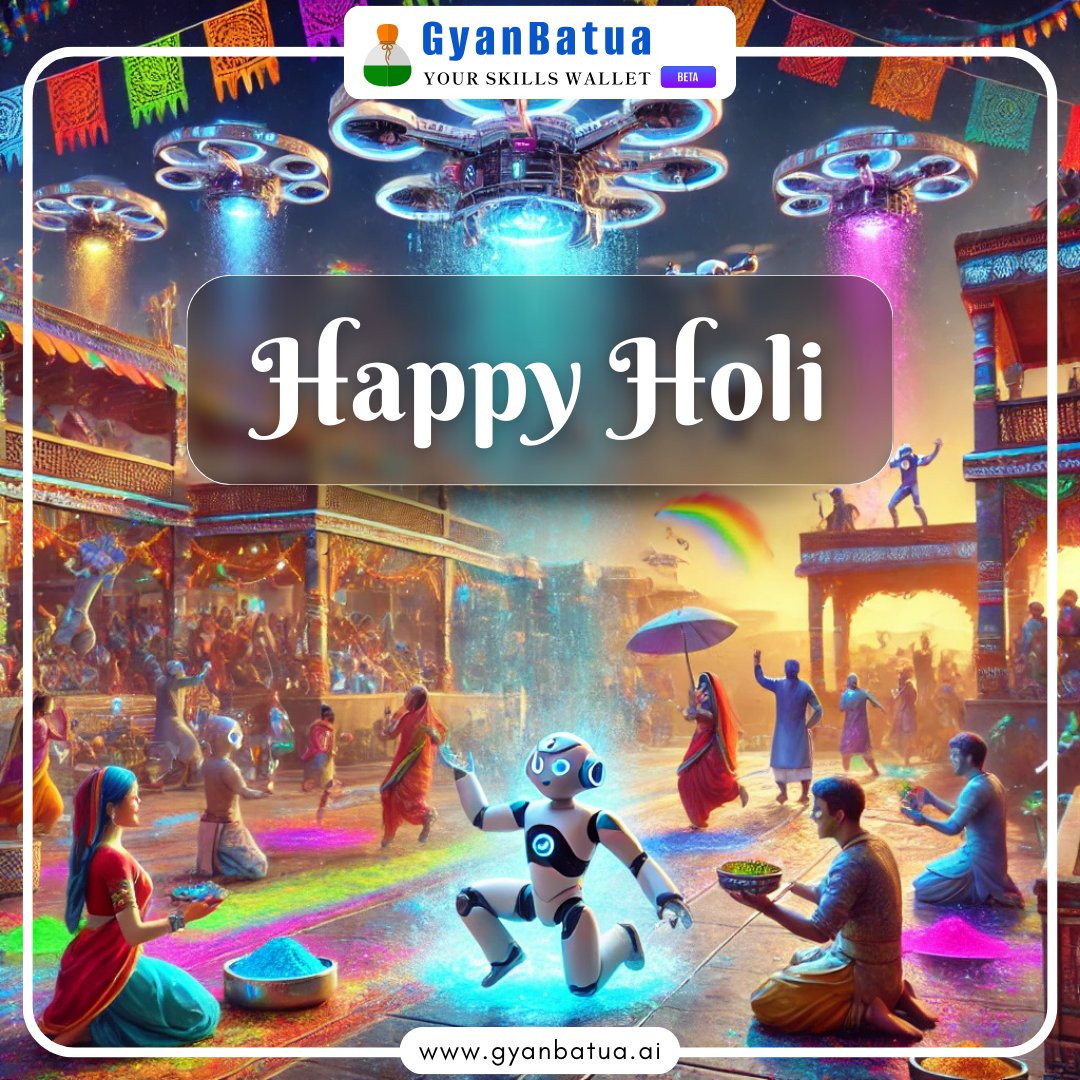 GyanBatua's tweet photo. 🌸✨ Celebrate the Colors of Wisdom with Gyan Batua! ✨🌸

Holi is more than colors it's about joy, togetherness &amp; new beginnings! 🎨💡 

Just like Holi fills life with colors, let’s add vibrant hues to knowledge &amp; innovation.

Wishing you a Happy &amp; Colorful Holi! 🌈🔥 #Holi2025 https://t.co/wmbBU8c6Ld