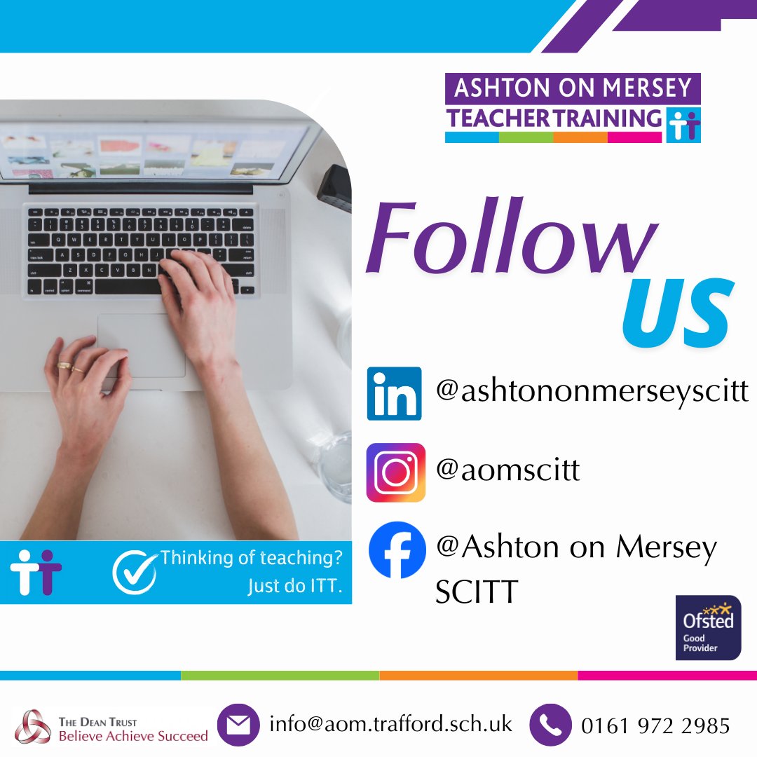 Ashton-on-Mersey SCITT tweet media