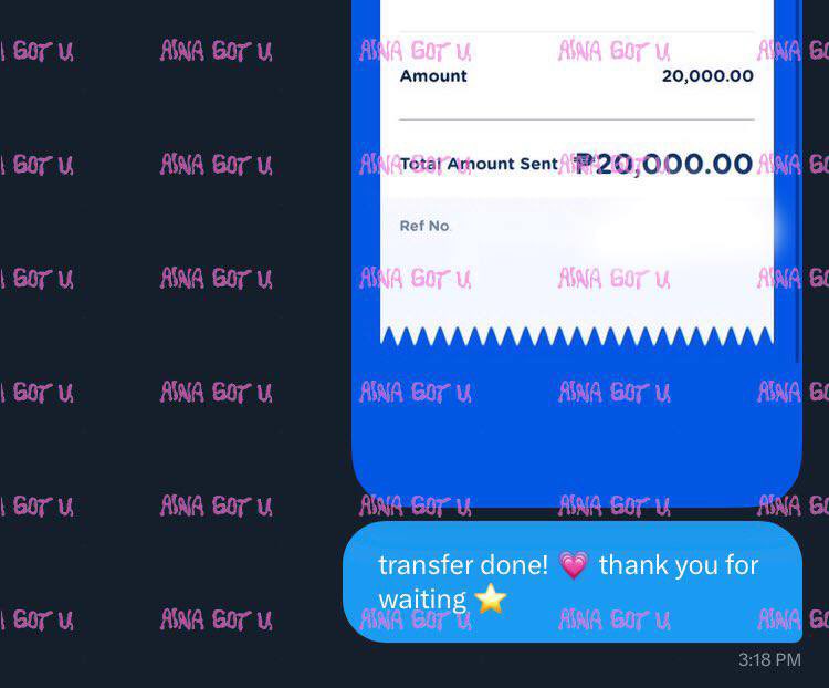 lovetgkk's tweet photo. *₊⋆ ggives to gcash money transfer ♡̴
       amount traded: ₱20,000 ! #ainatrades 彡 https://t.co/qOo0R1FAM7