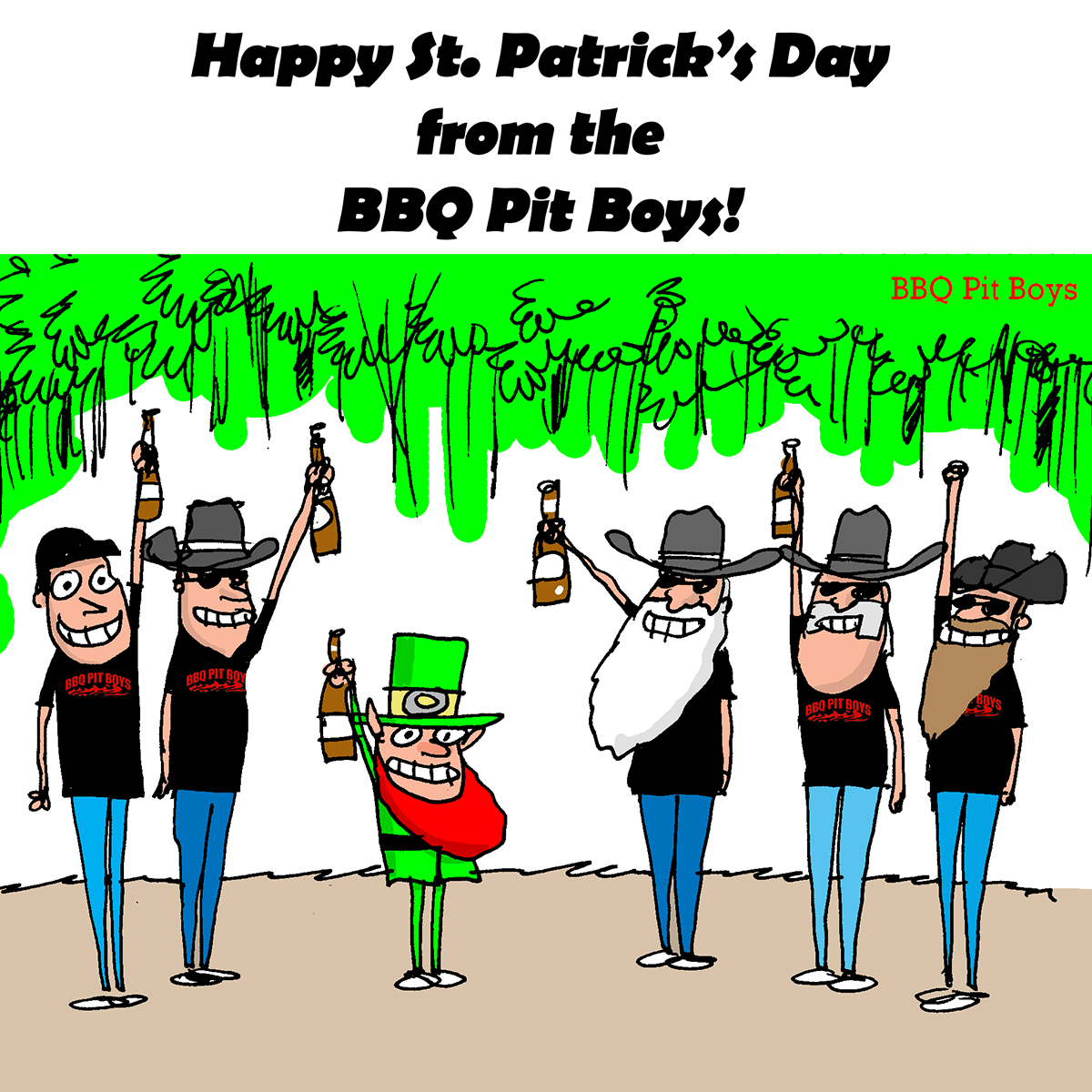 Corned Beef, cabbage and potatoes on..! -BBQ Pit Boys