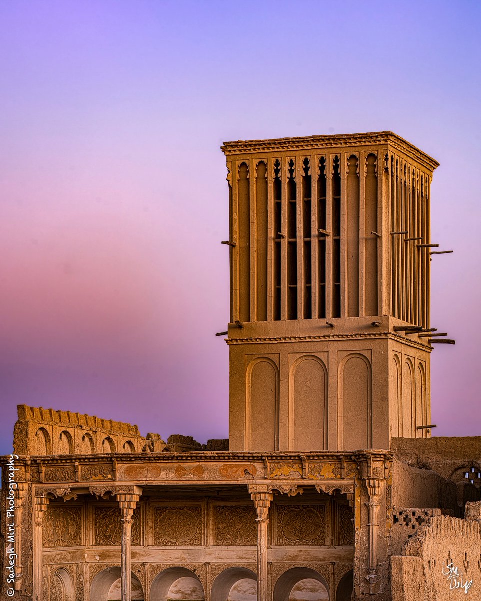 Beautiful windcatcher in Abarkuh in Yazd indicates brilliance of Iranian architecture.
Photographer: Sadeq Miri