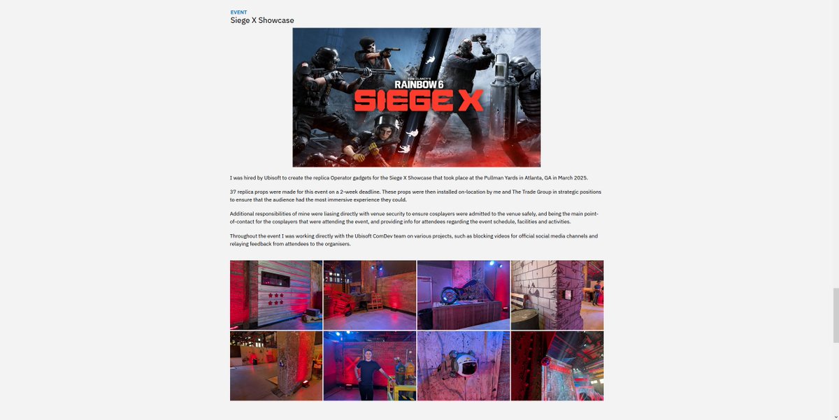 Added probably the most important addition (so far!) to my #portfolio.

I've worked directly with Ubisoft on several projects, but this one is the biggest yet - I can't wait for the next one!

If you're interested in working with me, please check out:

darny3d.com/portfolio/