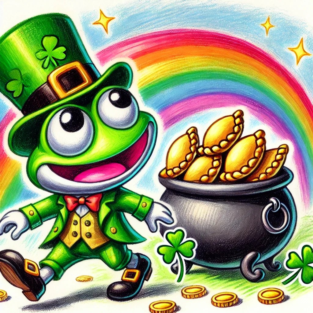 🍀 Saint Patrick’s Day? 🍀 Four-leaf clovers look like cilantro, and the real gold? Empanadas. 🧆💰 Stop chasing rainbows and get crispy, cheesy, delicious treasure instead. 😏 #EatKoki #SaintPatricksDay #EmpanadaGold #SaborBoricua