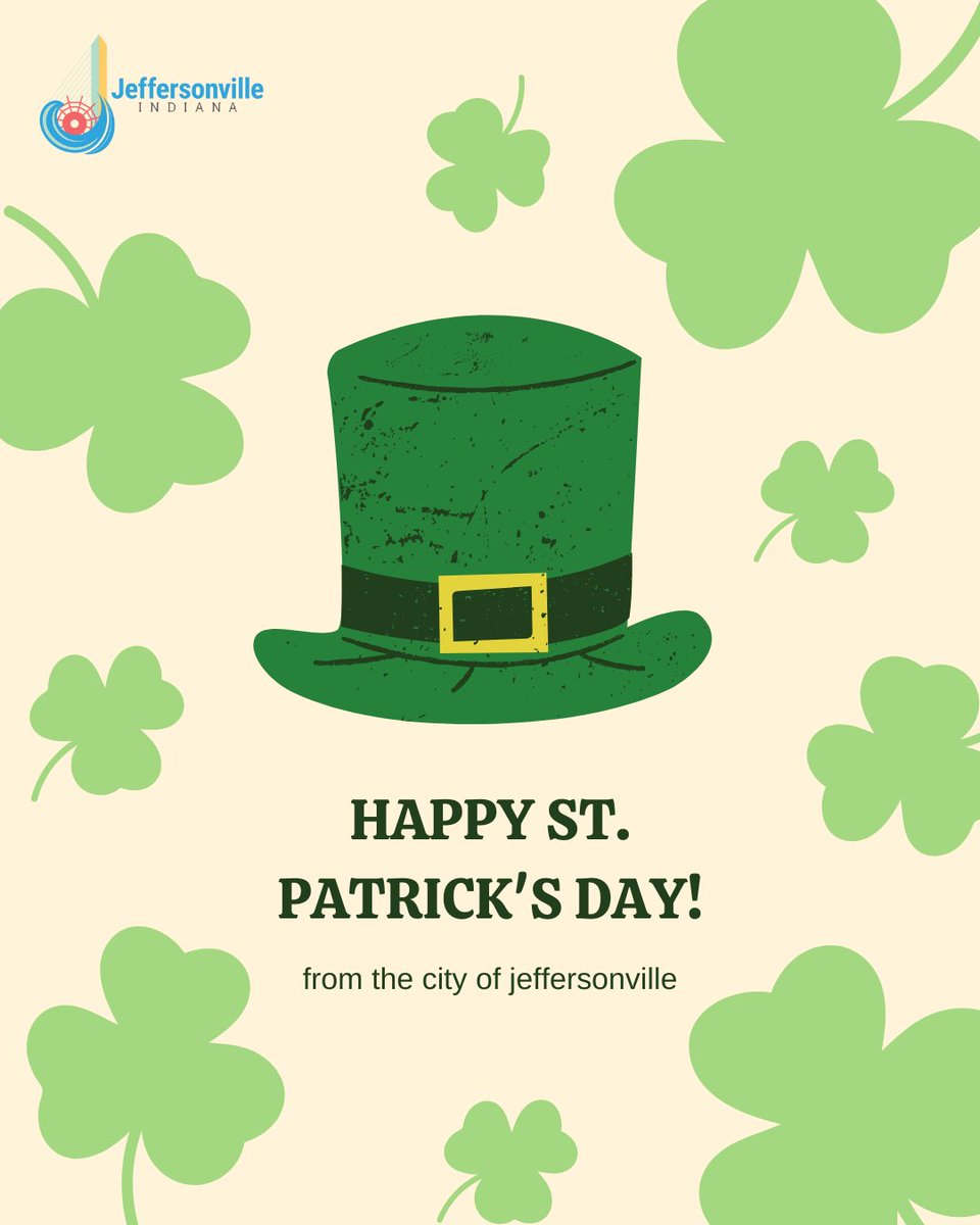 🍀🌈 Happy St. Patrick's Day! We are so lucky to call this community home. 

#onlyINjeff