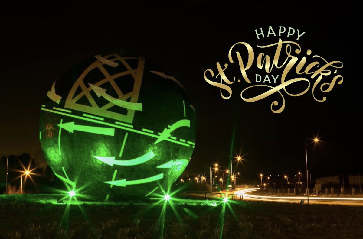 I’ll be lighting green later today if passing by you might catch a glimpse.. 
☘️Lá fhéile Pádraig sona dhuit Nás na Ríogh ☘️
#StPatricksDay #Naas