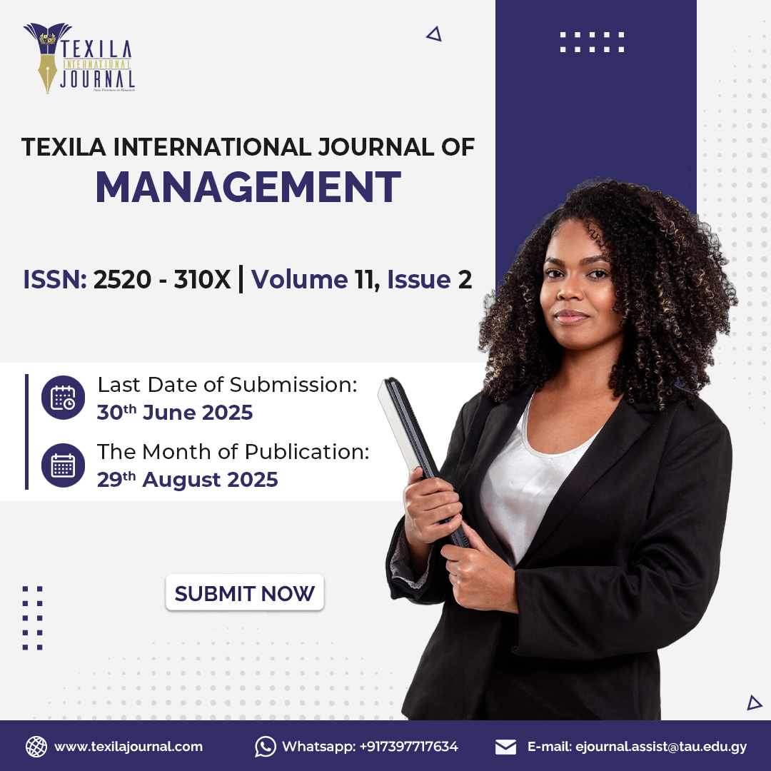Texilaejournal's tweet photo. ๐ขPublish with Texila International Journals!
Texila International Journals invite submissions in Management. Check submission deadlines and publication dates donโt miss your chance to contribute to global knowledge and boost your career!
#Texila #TexilaJournals #TexilaeJournal https://t.co/MDG97tvZol