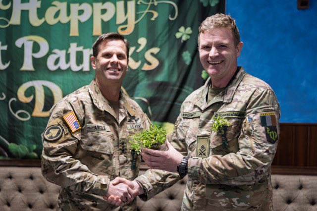 Happy St. Patrick's Day to our #NATOSOF partner, #Ireland! 🇮🇪🍀

Today, we celebrate the rich culture and spirit of the Emerald Isle. But beyond the festivities, we also honour the bravery and professionalism of Ireland’s Special Operations Forces.

Your dedication to excellence,