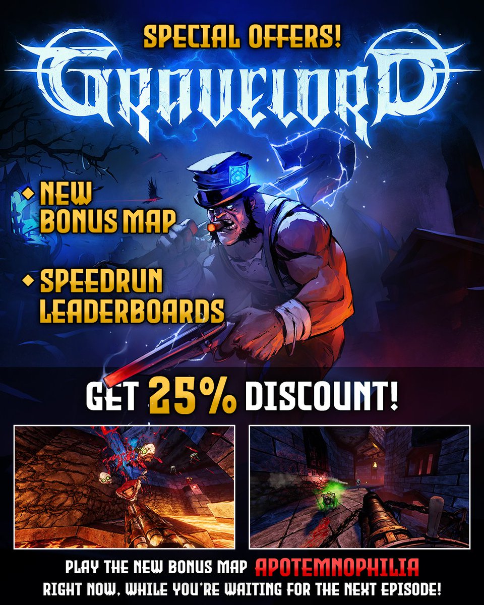 💥New BONUS MAP!
💥New Speedrun Leaderboards!
💥Updated Card System!
And all that 💰25% OFF💰! Go get it before you're in the grave IRL!
