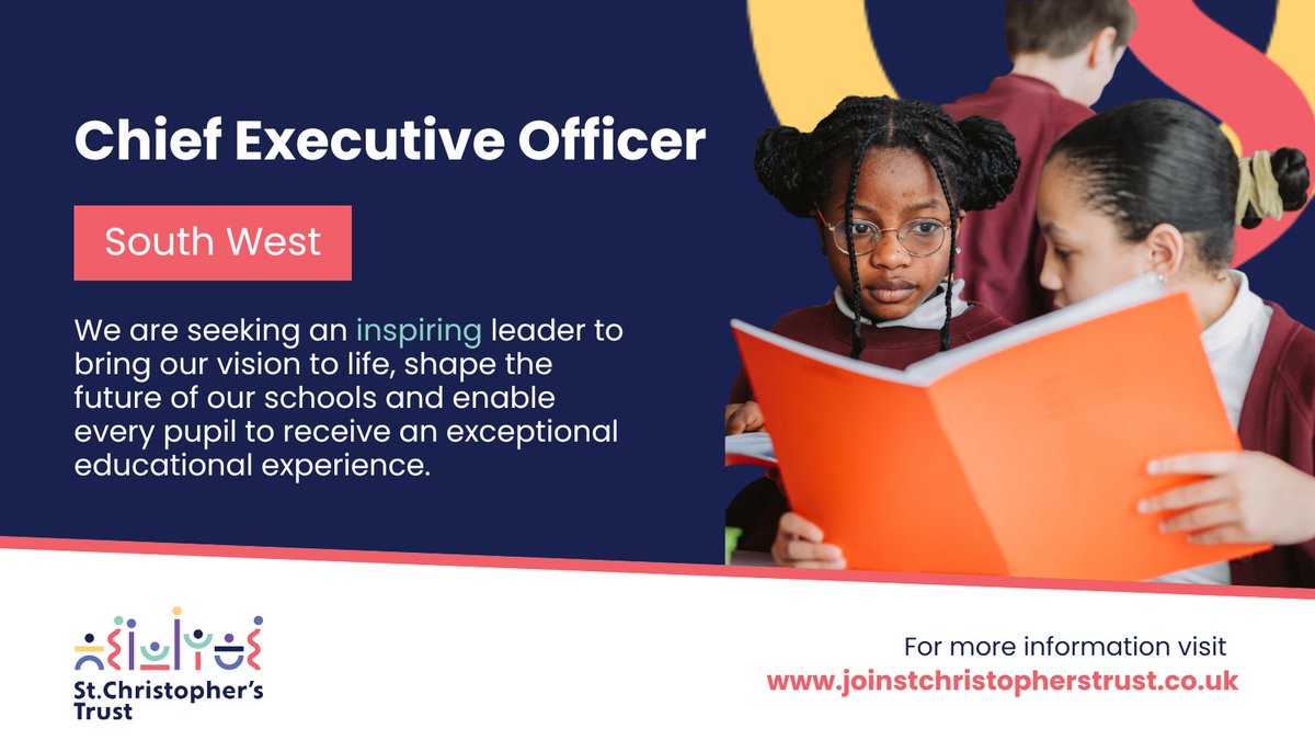 Satis Education (@satiseducation) on Twitter photo This is a fantastic opportunity for someone looking for a CEO role in the south west. Contact <a href="/LauraMcgunigle/">LAURA MCGUNIGLE</a> or <a href="/HelenStevenson4/">Helen Stevenson</a> for more information.
#BringingGreatPeopleTogether This is a fantastic opportunity for someone looking for a CEO role in the south west. Contact <a href="/LauraMcgunigle/">LAURA MCGUNIGLE</a> or <a href="/HelenStevenson4/">Helen Stevenson</a> for more information.
#BringingGreatPeopleTogether