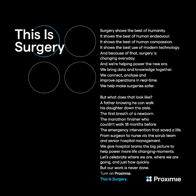 Surgery shows the best of humanity. The best of human endeavour. 
The best of human compassion. 

This is Surgery: bit.ly/43SdhlM

#ThisisSurgery