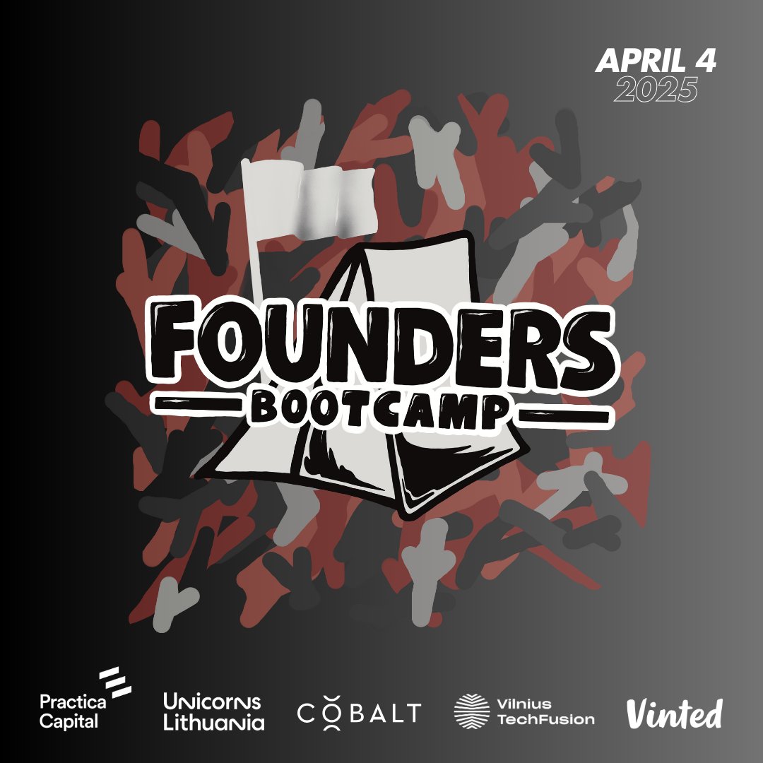 PracticaCapital's tweet image. 🚀#Baltic Early-stage #startup #FOUNDERS, this one’s for you! Founders Bootcamp: From #Seed to Series A - a no-fluff, deep-dive masterclass on scaling & raising #SeriesA.
📍 Vinted HQ, Vilnius
🗓️ April 4, 2025 | FREE | Limited spots!
Apply now 👉 foundersbootcamp.lt