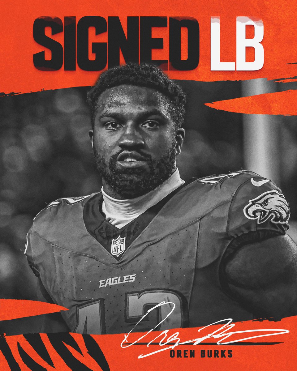 We have signed LB Oren Burks.

📰: go.bengals.com/OrenBurks