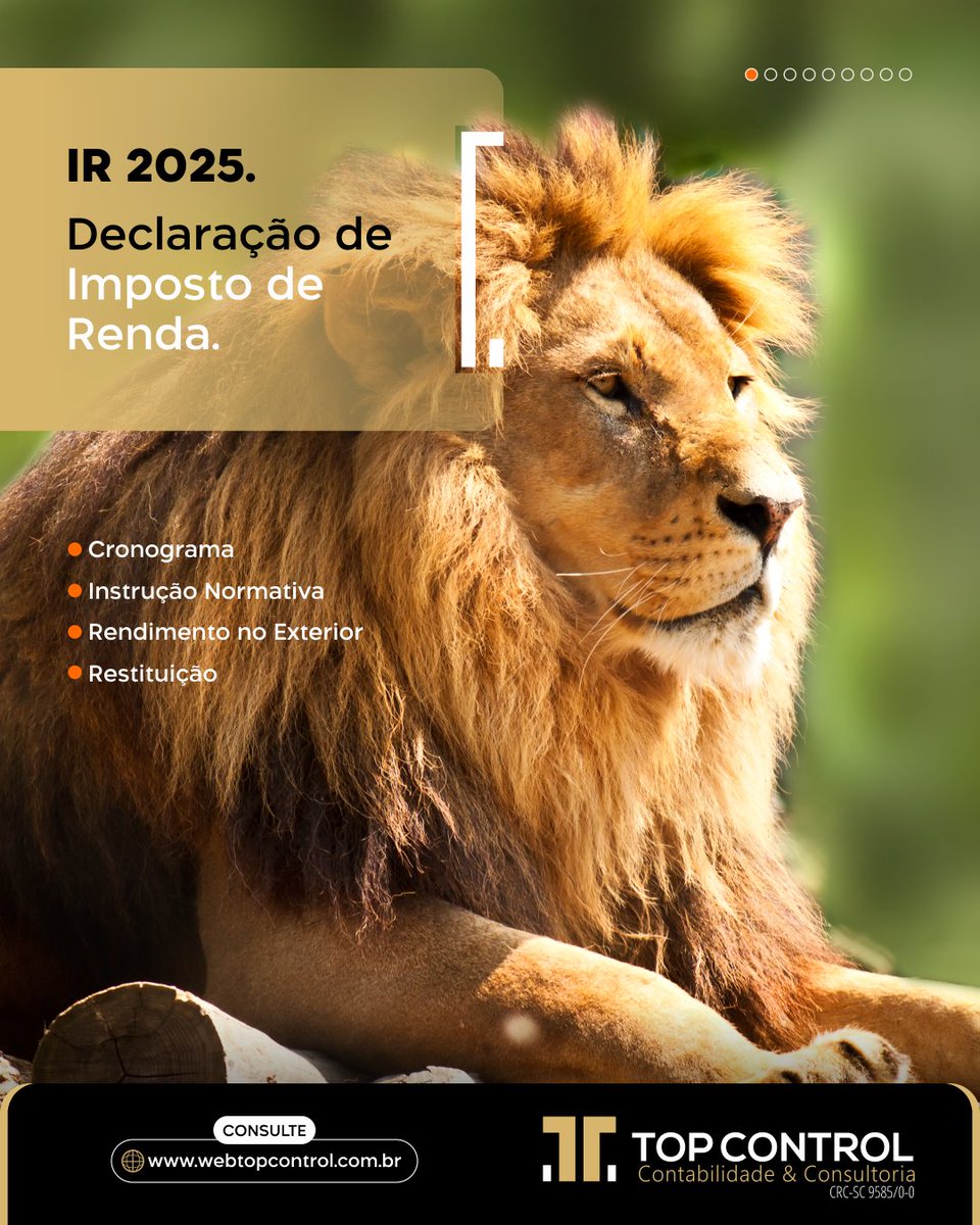 topcontrolcont's tweet photo. ⭕ IR 2025 - Declaração de Imposto de Renda.
Acompanhe em nosso Instagram:
https://t.co/DfATfqAwzJ
Ganhe tempo, deixe suas preocupações conosco. ✍
TOP CONTROL
Contabilidade & Consultoria
CRC-SC 9585/0-0
https://t.co/pLvumdYLqe
#topcontrol #contabilidade #consultoria https://t.co/nzSquGfImm