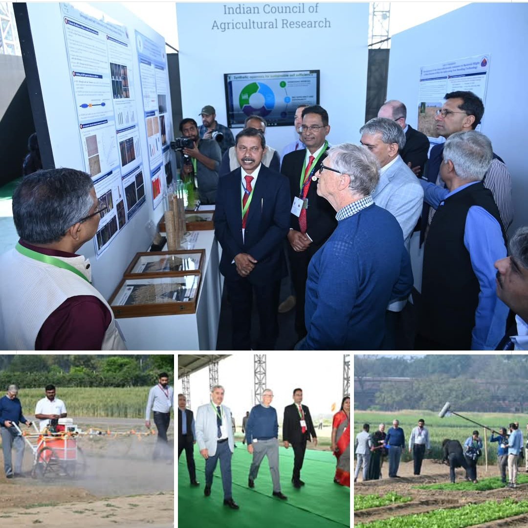 IARI Pusa New Delhi (@iaripusa1) on Twitter photo भारत का कृषि अनुसंधान विश्व के लिए लाभकारी – बिल गेट्स
Bill Gates visits IARI
<a href="/icarindia/">Indian Council of Agricultural Research.</a>
<a href="/BMGFIndia/">Gates Foundation India</a>
<a href="/ViswaChinnusamy/">Viswanathan Chinnusamy</a> भारत का कृषि अनुसंधान विश्व के लिए लाभकारी – बिल गेट्स
Bill Gates visits IARI
<a href="/icarindia/">Indian Council of Agricultural Research.</a>
<a href="/BMGFIndia/">Gates Foundation India</a>
<a href="/ViswaChinnusamy/">Viswanathan Chinnusamy</a>
