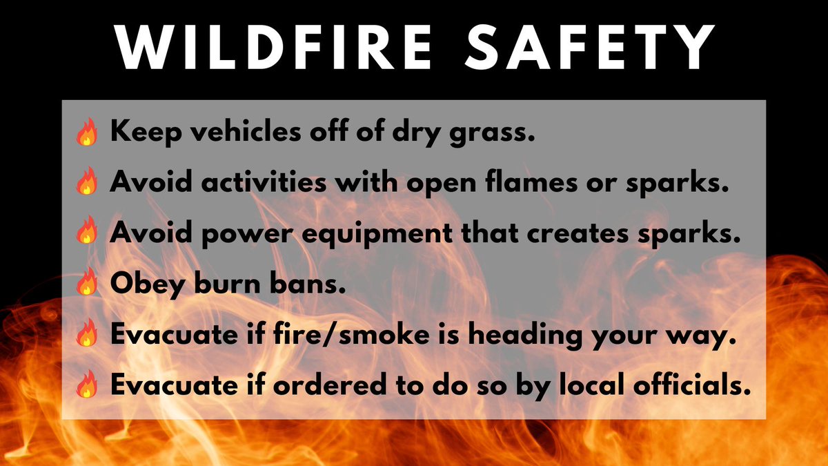 KDEM (@kansasemergency) on Twitter photo Kansans are in high fire danger today! Ensure you are using proper wildfire safety to keep you and your loved ones safe! We are all in this together!
#kswx | #FireSafety | #fireseason2025 |
<a href="/GovLauraKelly/">Governor Laura Kelly</a> | <a href="/KSForestService/">Kansas ForestService</a> | <a href="/ksfiremarshal/">Kansas Fire Marshal</a> Kansans are in high fire danger today! Ensure you are using proper wildfire safety to keep you and your loved ones safe! We are all in this together!
#kswx | #FireSafety | #fireseason2025 |
<a href="/GovLauraKelly/">Governor Laura Kelly</a> | <a href="/KSForestService/">Kansas ForestService</a> | <a href="/ksfiremarshal/">Kansas Fire Marshal</a>