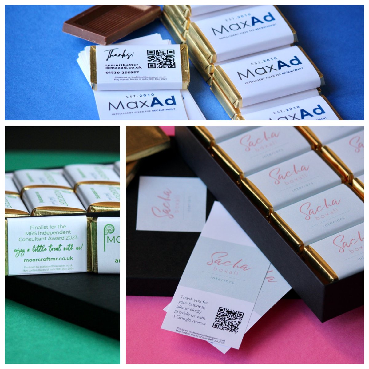 Customer service can make or break a business.

Attracting customers is just the beginning. Keeping them happy is the key to long-term success.

The secret to good customer service is going above &amp; beyond, making your customer feel valued. 

Branded chocolate can help 🍫😉