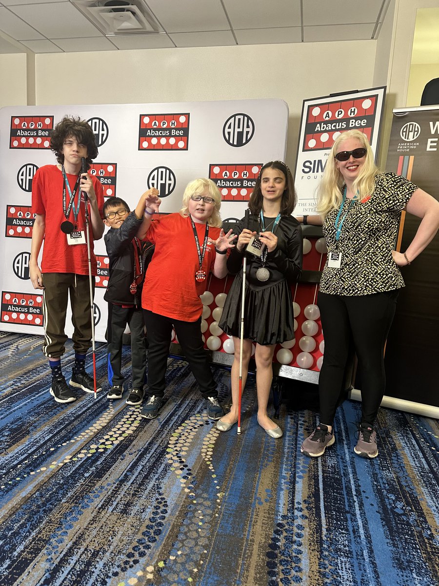 AlphapointeNY's tweet photo. Congrats to our competitors Eddie, Tian Ai, Russel, and Solame, all of whom represented Alphapointe and our community at the national Abacus Bee competition in Louisville, Kentucky. Solame and Tian Ai both managed a podium finish, each grabbing a second-place in their category. https://t.co/PPqQpe4tKb