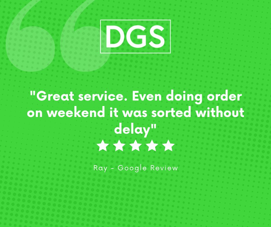 Cheers for the review Ray. We always aim to get products delivered ASAP.