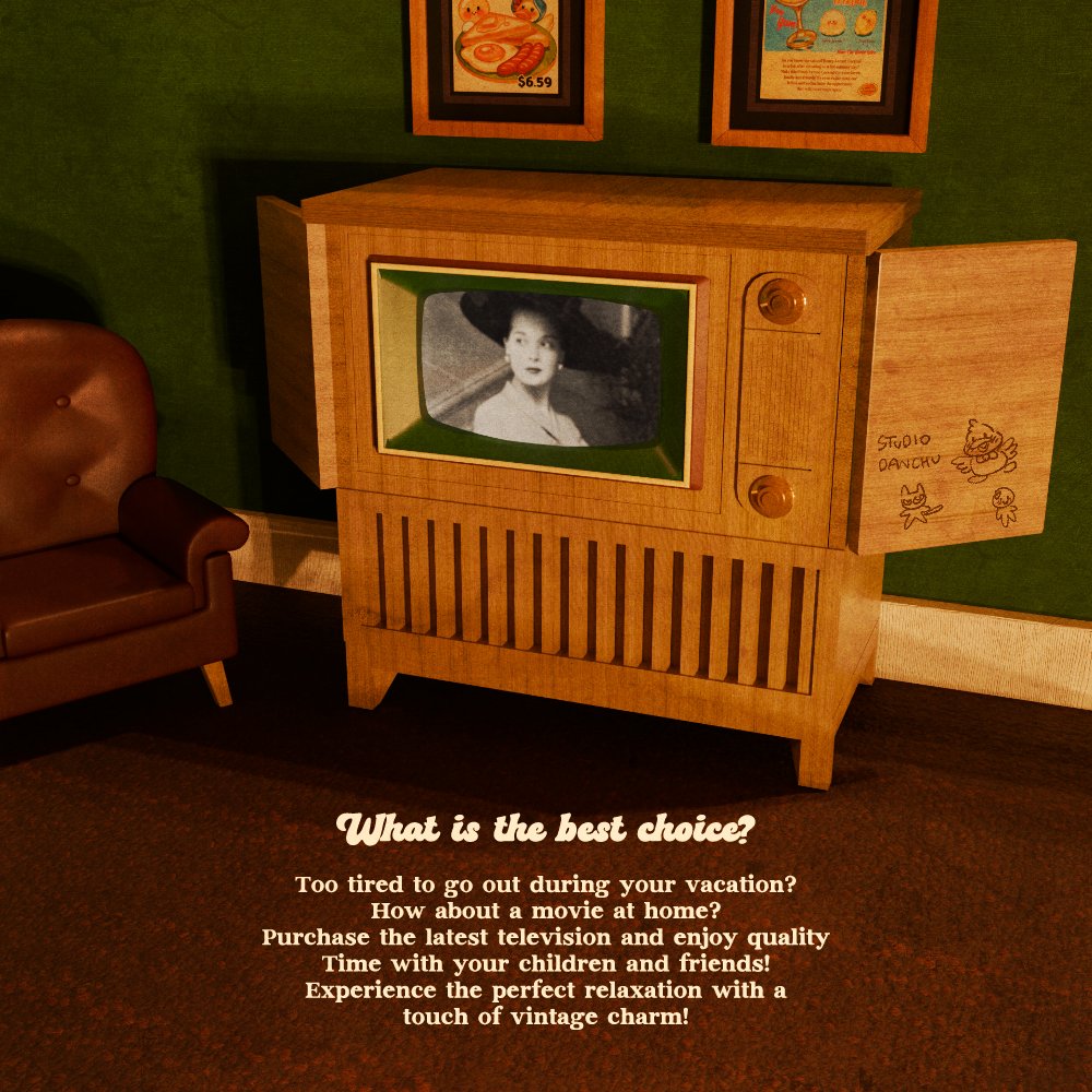 진짜 TV같이 잘 뽑혔다👍

이번에 모조지마테를 제작하게되서 다음 게시물로는 포티의 레트로 포스터 마테 도안을 공개할게요🥰💕