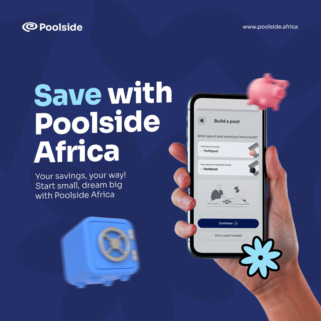 poolsideafrica's tweet photo. Every Naira counts! Start saving today and watch your dreams come true with Poolside Africa. 💡

#SmartSavings #PoolsideAfrica #financialfreedom https://t.co/ONG7iGeU6K