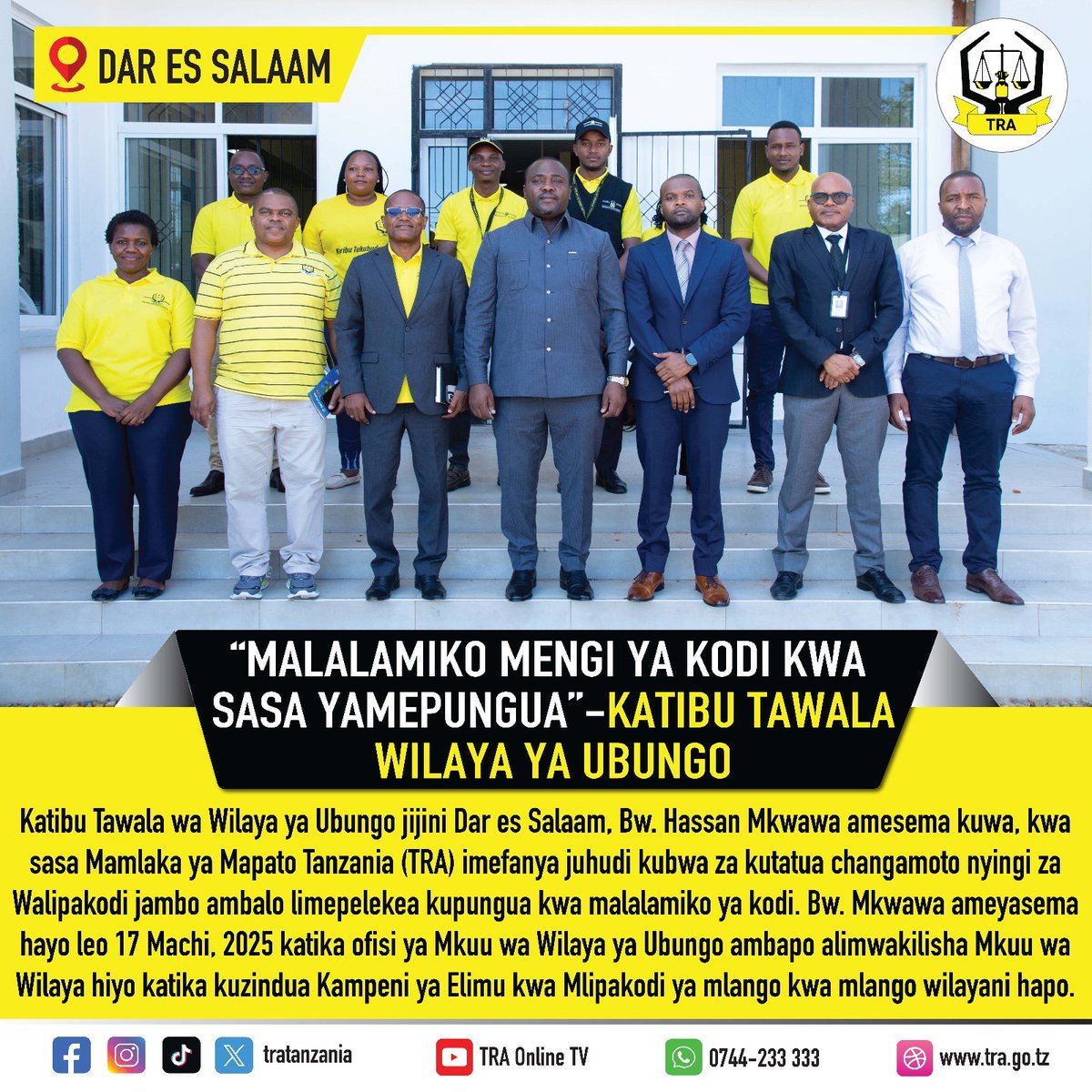 TRATanzania's tweet photo. #UBUNGO https://t.co/l4h8dyW9Q8