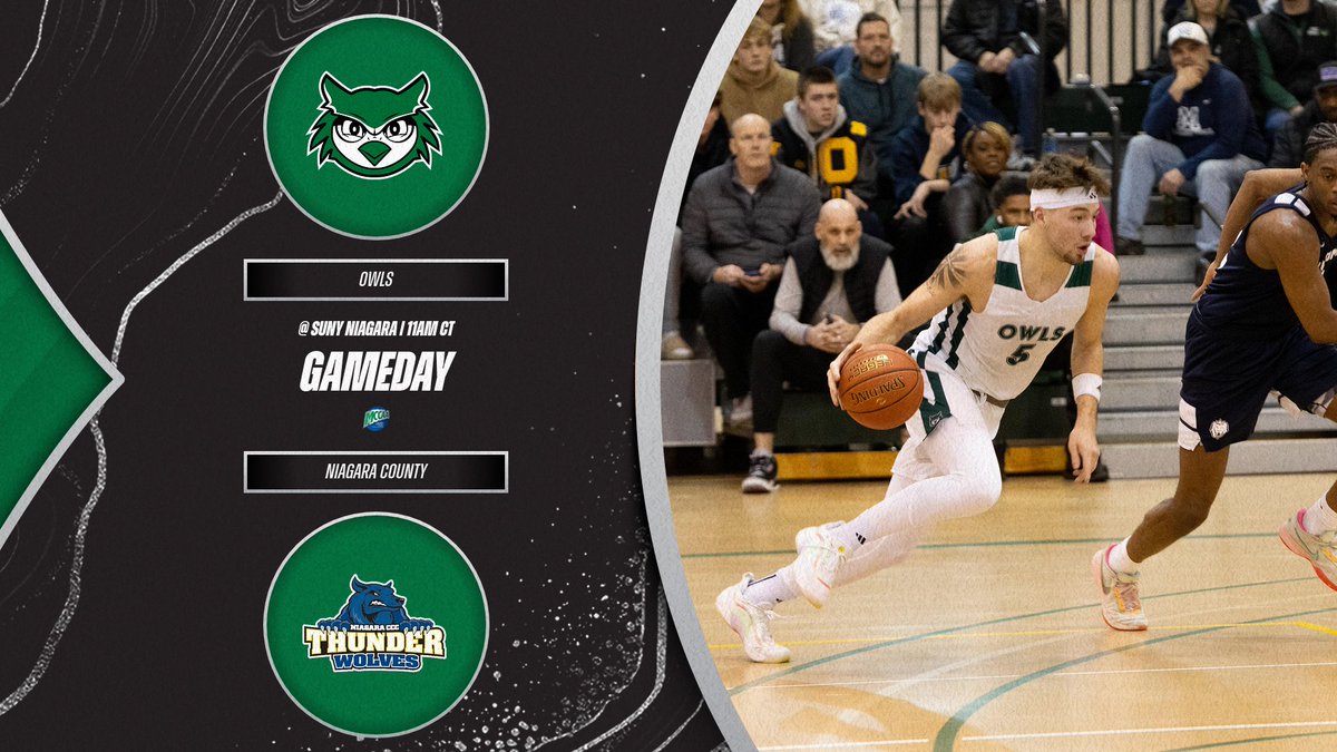 Time to go to work!

Round 1 of the NJCAA DII Men's Basketball Championship begins today🏀

🆚Suny Niagara
📅3/17/25
📍Danville, IL
⏰11am CT
📺njcaa.org/network/landin…

#OwlNation #MCCAA #NJCAAMBB