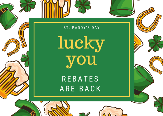 Rebates are BACK!!!! 
#shoplocal #shopsmall #funtime #shopandsave #gottabuyitanyways