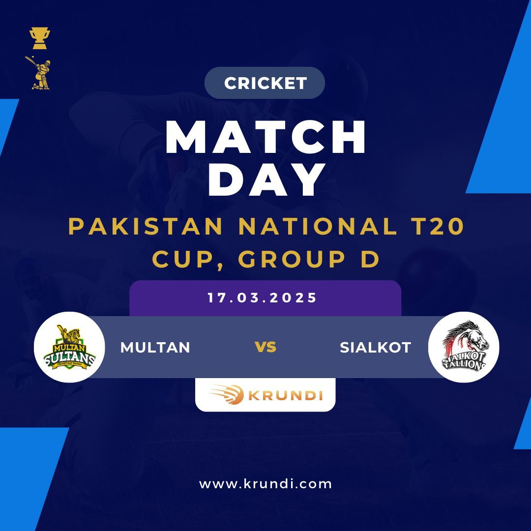Krundi_in's tweet photo. Multan 🆚 Sialkot 🏏🔥

Who takes the win in this cricket showdown? Bet now &amp; win big! 💰🏆

👉 https://t.co/E1diVHeGf5

#MultanCricket #SialkotCricket #CricketBattle #Krundi https://t.co/edbPKEhU60