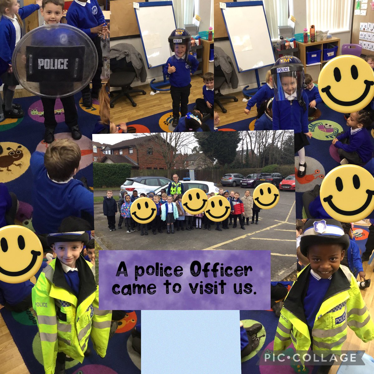 We have been very excited today to welcome a Police Officer into Reception today.@Longfordwmp @henley@westmidlands.police.uk