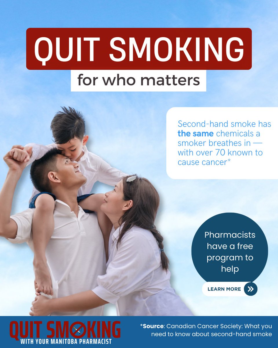 Quit Smoking With Your Manitoba Pharmacist tweet media