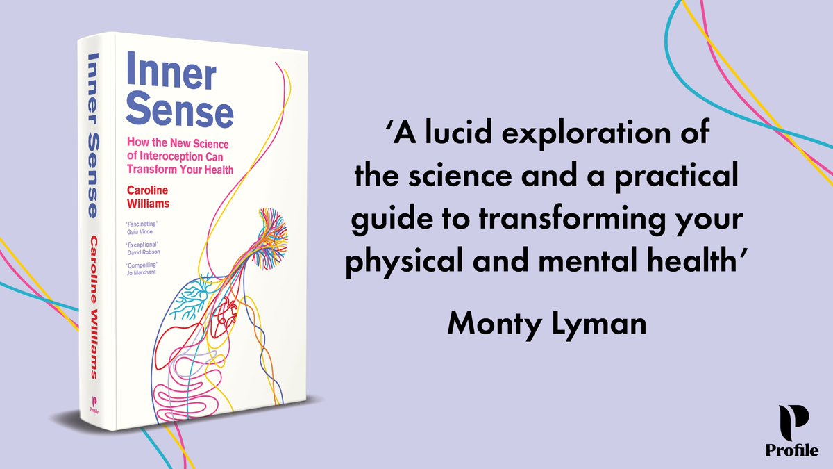 Profile Books (@profilebooks) on Twitter photo Interoception is one of our most important senses. It's how our bodies tell our brains what we're feeling. In Inner Sense, Caroline Williams explores how this mysterious sense can transform our health 🧠
#InnerSense is out now ✨
profilebooks.com/work/inner-sen… <a href="/ScienceCaroline/">Caroline Williams</a> Interoception is one of our most important senses. It's how our bodies tell our brains what we're feeling. In Inner Sense, Caroline Williams explores how this mysterious sense can transform our health 🧠
#InnerSense is out now ✨
profilebooks.com/work/inner-sen… <a href="/ScienceCaroline/">Caroline Williams</a>