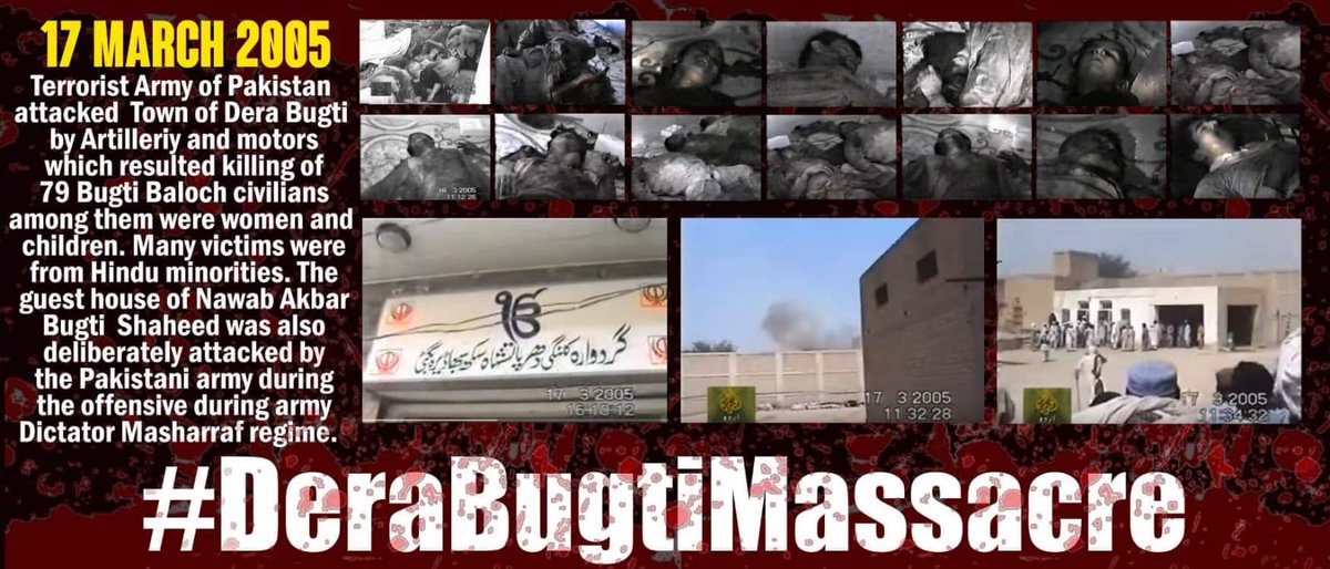 FMBugti7's tweet photo. Black Day in #Balochistan for #Baloch history 
#17thMarchMassacre https://t.co/q4n9RoS1S6