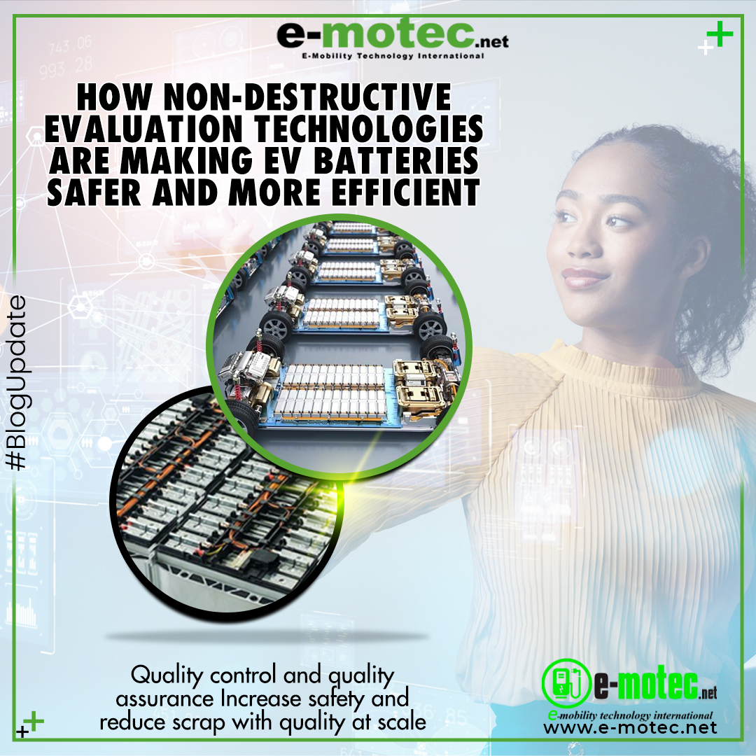 EMotecMedia's tweet photo. Non-destructive evaluation (NDE) technologies are revolutionising EV battery safety and efficiency. By enabling real-time monitoring, precise fault detection, and enhanced longevity, these innovations are shaping the future of electric mobility. 
Read now! https://t.co/2m6k01dwAY https://t.co/1cod2zSrYr