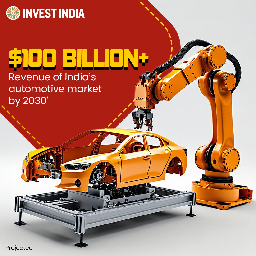investindia's tweet image. The #automobilesector is not just about mobility—it is #NewIndia&apos;s growth engine and a key driver of employment and economic progress. 🚗💨

Ready to change gears? Visit: bit.ly/II-Automobile

#InvestInIndia #InvestIndia #AutomotiveMarket #AutomobileIndustry @makeinindia