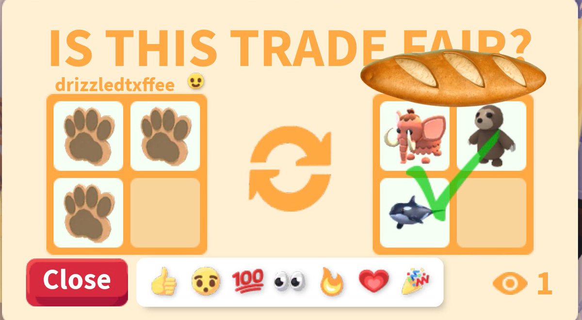 @yov1ee is trusted! 
I bought adopt me pets for robux, went first, and received them immediately :D