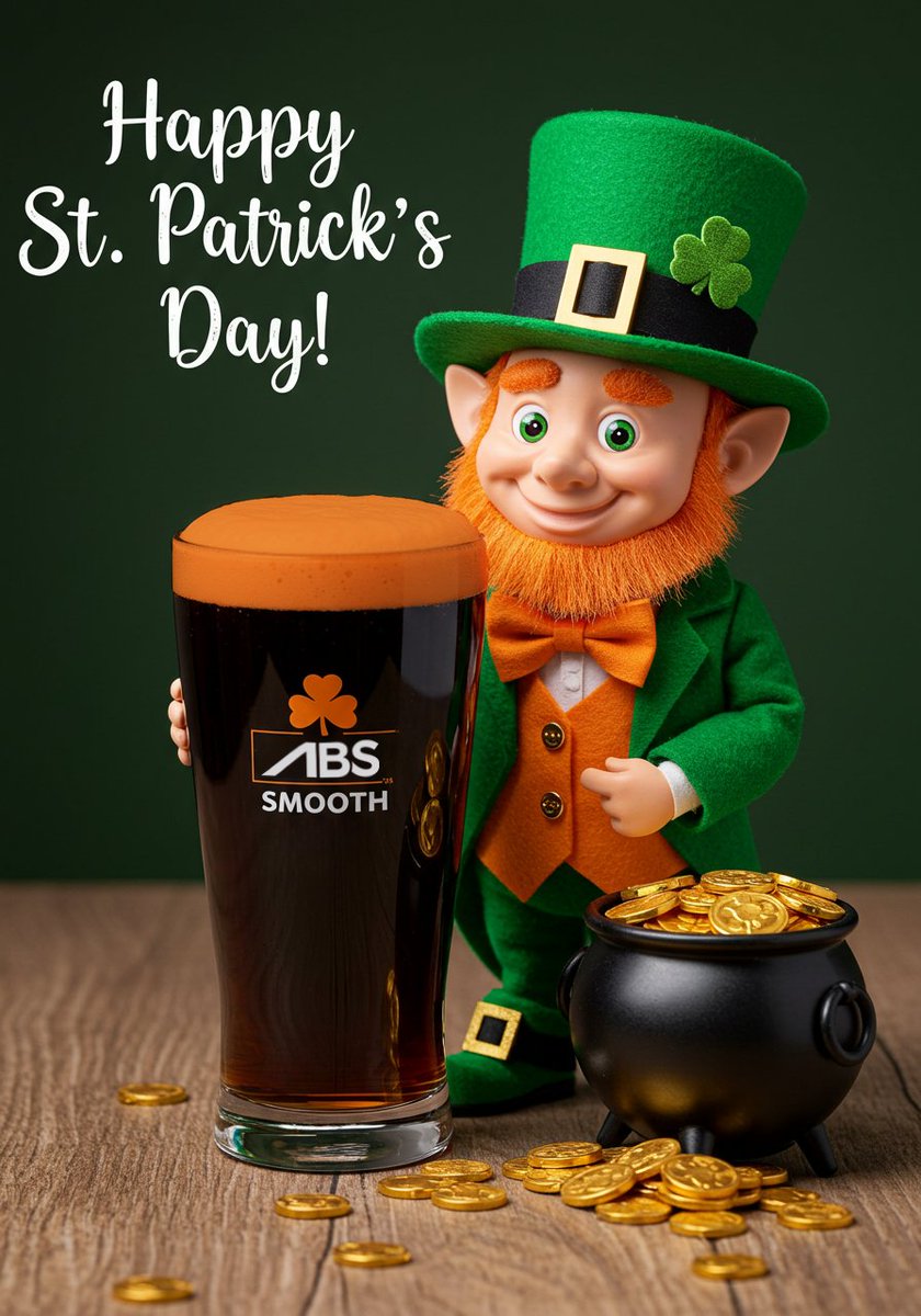 Raise a glass to smooth security! ABS Locks wishes you a lucky St. Patrick's Day.

#ABSLocks #NextGenSecurity #SmoothSecurity #StPatricksDay