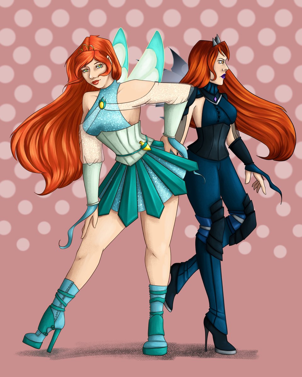 Karline22's tweet photo. Redesigned Bloom from Winx Club! 🌟 Inspired by Dark Bloom, I gave her a medieval steampunk look to reflect her earthly roots and added armor since they’re still training as Guardian Fairies. ⚔️🔥

#Bloom #WinxClub #FanArt #Redesign #WinxClubFanArt https://t.co/OnijU4GTvO