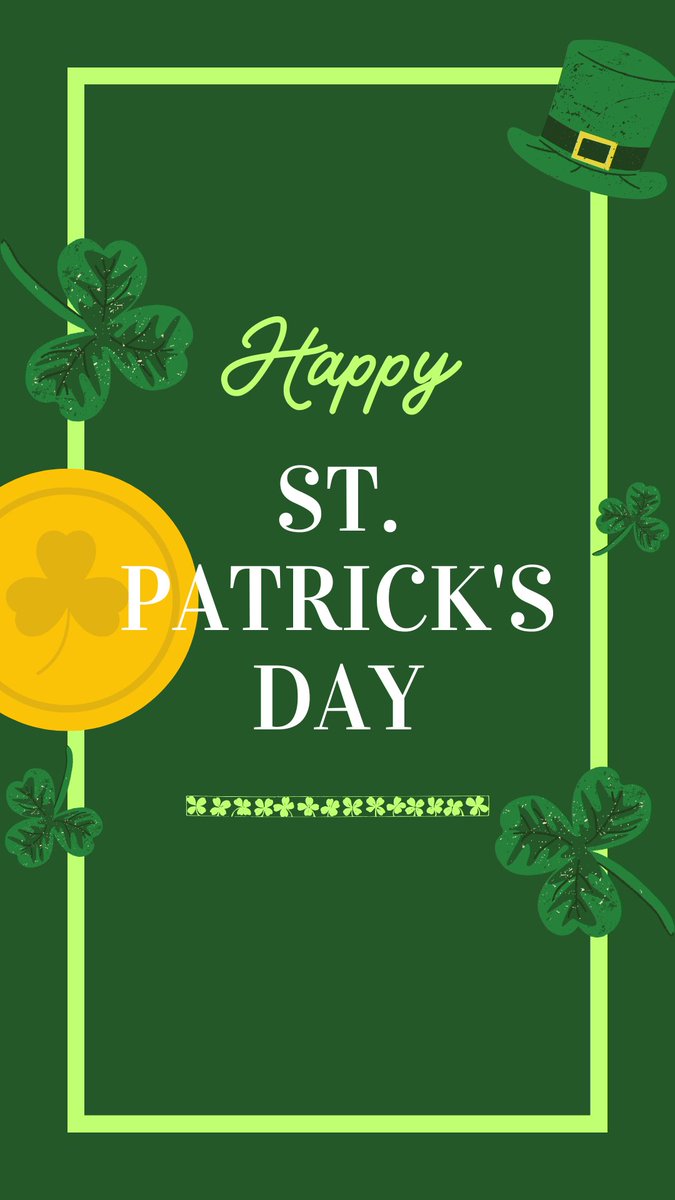 Happy St. Patrick's Day!☘️
