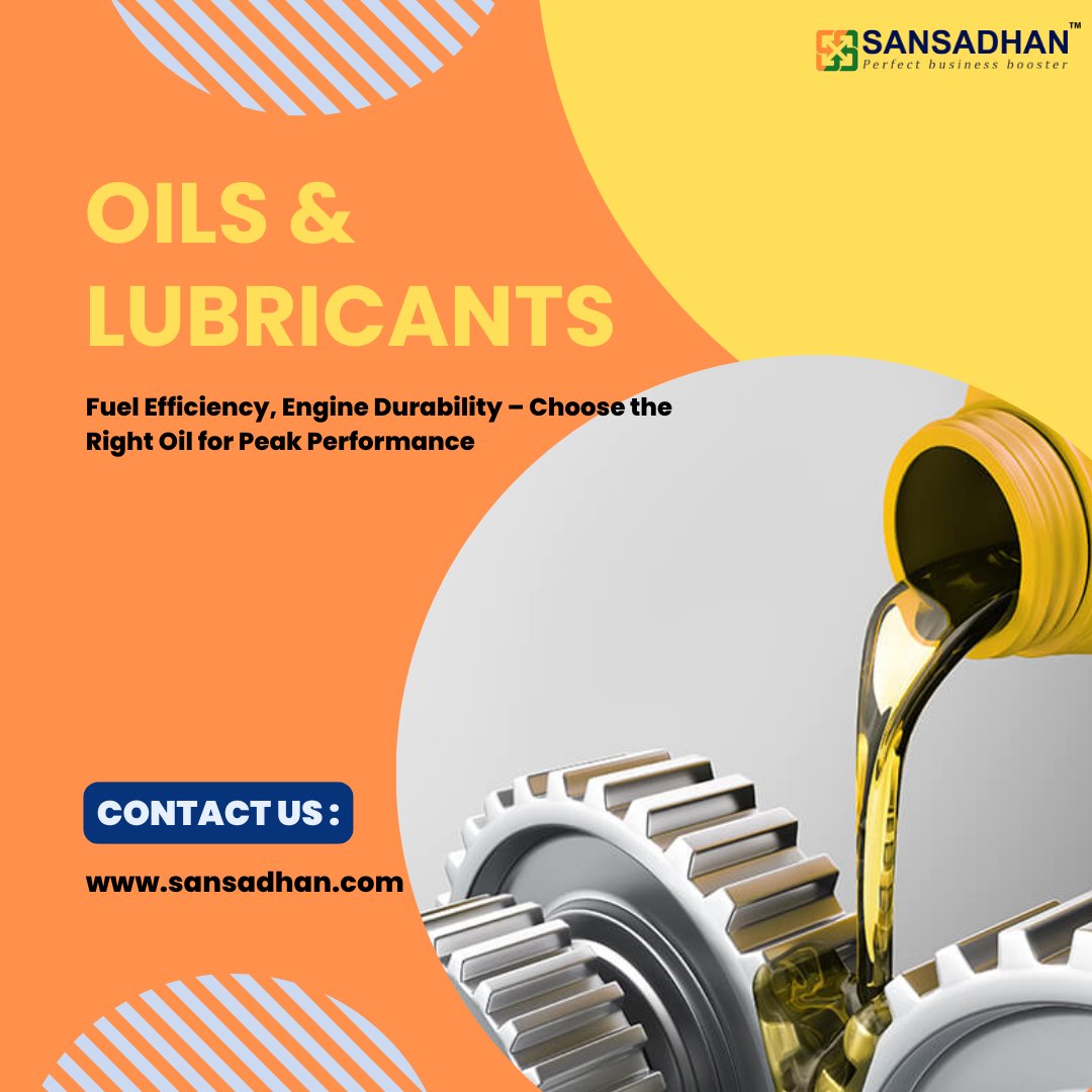 sansadhanb2b's tweet image. Fuel efficiency engine durability choose the right oil for peak perfformance

Visit Now
sansadhan.com/trade/oilslubr…

#OilsAndLubricants #EngineCare #SmoothPerformance
#IndustrialLubricants #MachineEfficiency
#sansadhan