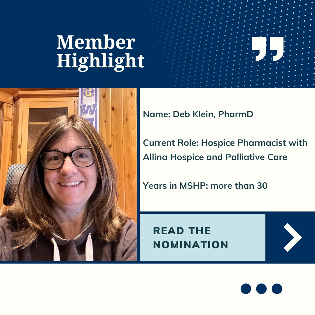 Minnesota Society of Health-System Pharmacists tweet media