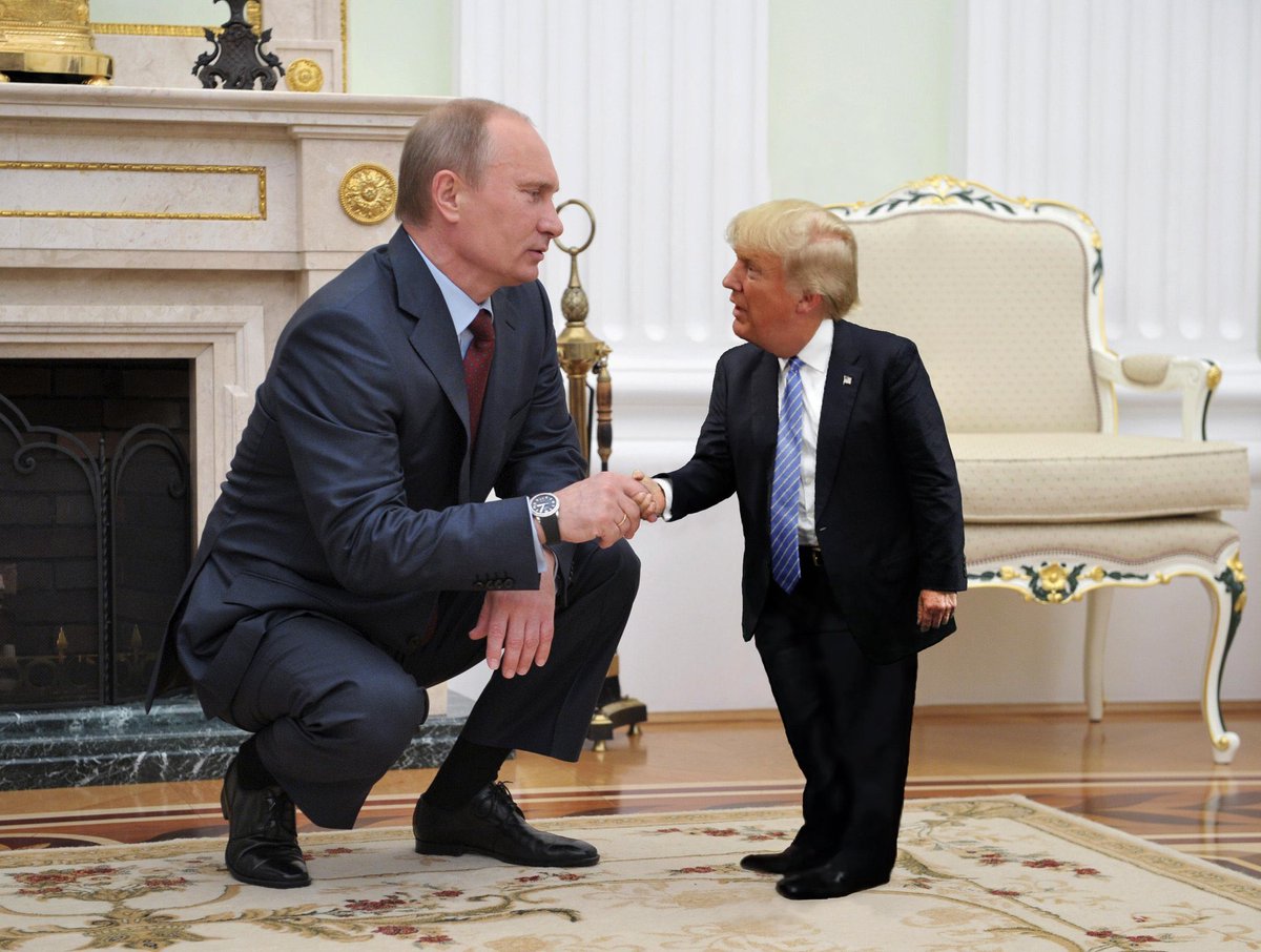 saintjavelin's tweet photo. The U.S. has notified Europe of its withdrawal from the international group investigating Russia’s actions in Ukraine, the New York Times reports. 

Or more clearly - the Trump administration is against holding Putin accountable for war crimes. That’s it. Putin has the best time ever.