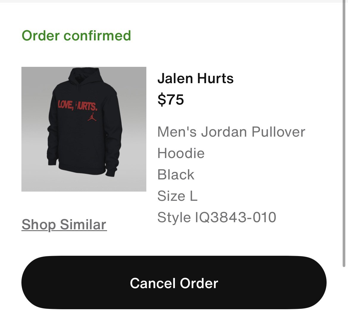 Shaqual_Horne's tweet photo. Couldn’t even use my discount cuz they sold out 😫 https://t.co/dUkLbAfd63