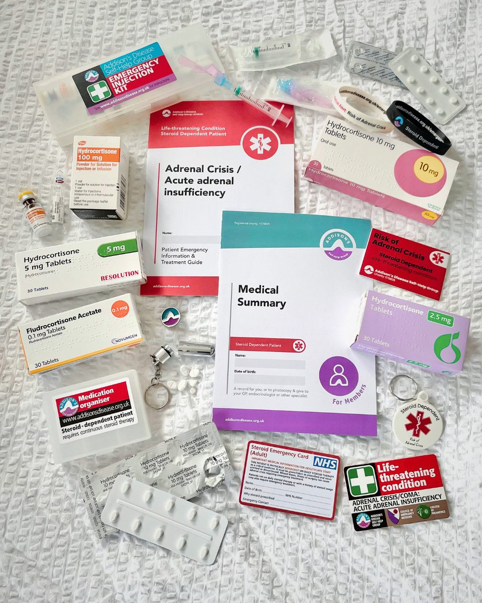 Addison's disease &amp; adrenal insufficiency are lifelong conditions that require daily medication &amp; management.

Being well-informed will not only help you to look after your health but will also make you feel more confident and in control. 

Read more ➡️ addisonsdisease.org.uk/newly-diagnose…