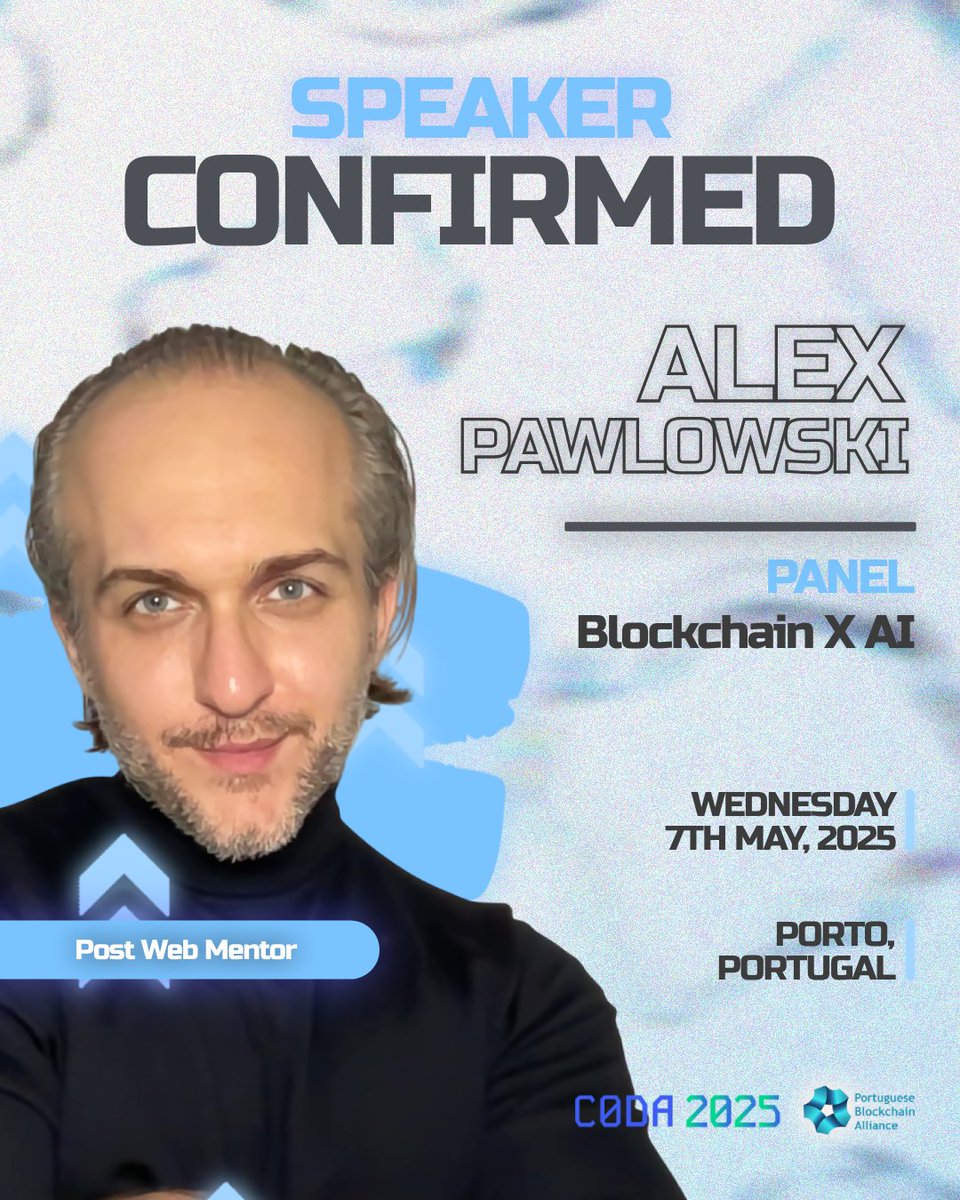 We’re thrilled to announce that Alex Pawlowski will be joining us.

Alex is a Blockchain Strategist, Author, and Investor with deep expertise in Web3, digital assets, and decentralized ecosystems. 

Don't miss this opportunity to learn from one of the industry's top minds! Stay