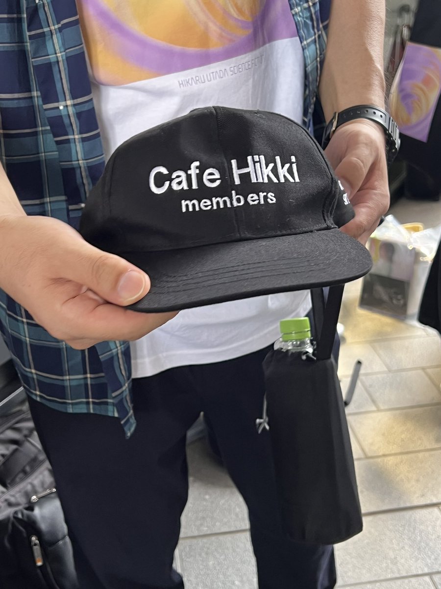 すげぇ すげぇ 💓 あの伝説の 🧸🧸 Cafe Hikki members キャップ